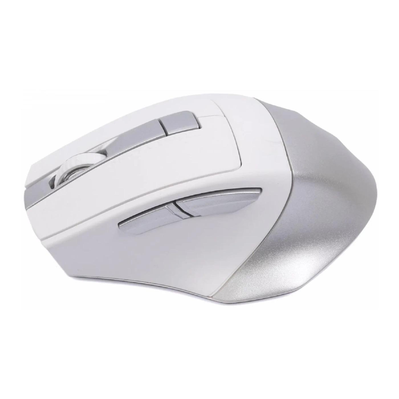 Мышь беспроводная A4Tech Fstyler FB35C Bluetooth и 2.4GHz оптическая 1200-2400 DPI с аккумулятором Icy White (29709835) - фото 3 Мышь беспроводная A4Tech Fstyler FB35C Bluetooth и 2.4GHz оптическая 1200-2400 DPI с аккумулятором Icy White (29709835) - фото 3