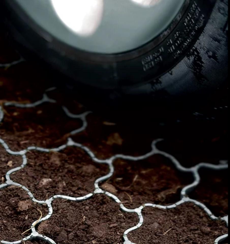 Комплект газонних решіток Plant 5 шт. Чорний (92951) - фото 3