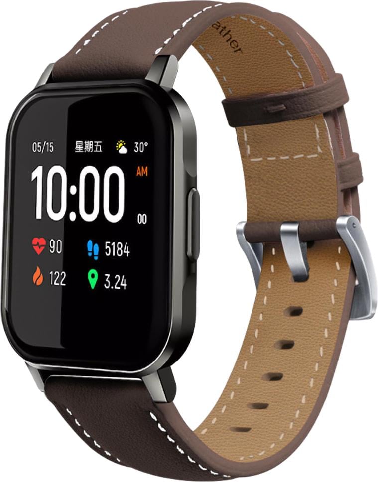 Ремешок кожаный Folsa для Haylou Smart Watch 2 LS02 Dark Brown (31533-05) Ремешок кожаный Folsa для Haylou Smart Watch 2 LS02 Dark Brown (31533-05)