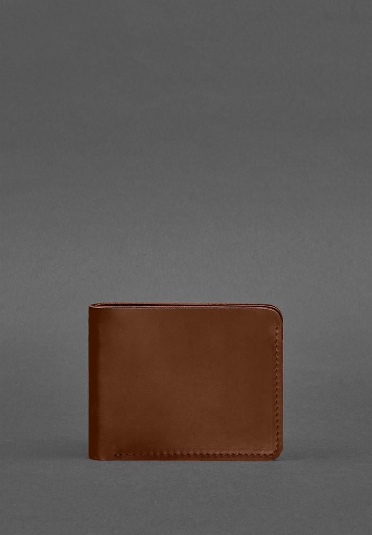 Портмоне кожаное 4.4 с зажимом Crazy Horse Светло-коричневый (A-028063)