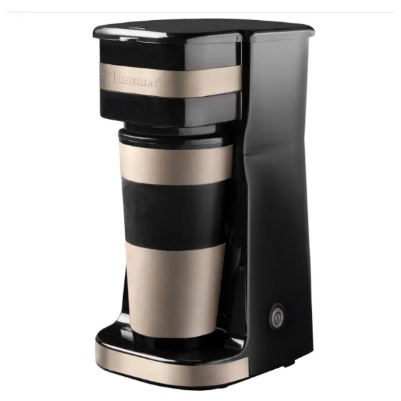 Кофемашина компактная для молотого кофе 750 Вт (Bestron ACM112SAT)