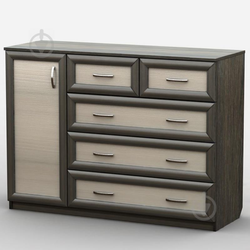 Комод Тиса Мебель АКМ-43/2 Венге/Дуб молочный