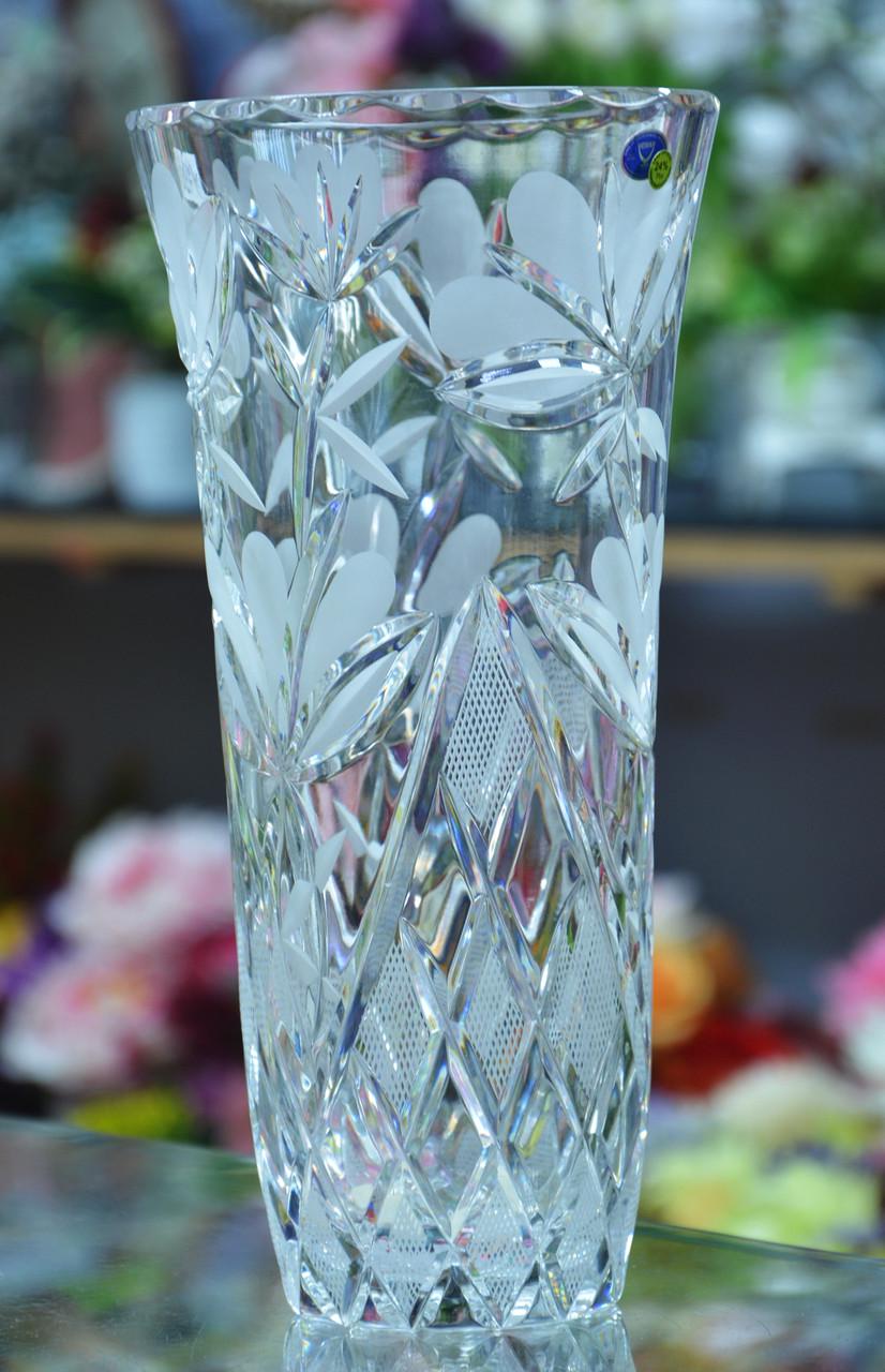 Хрустальная ваза Неман 30,5х14,5 см