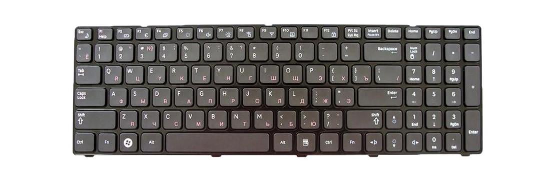 Клавиатура для ноутбука Samsung R580 матовая (BA59-02680D)