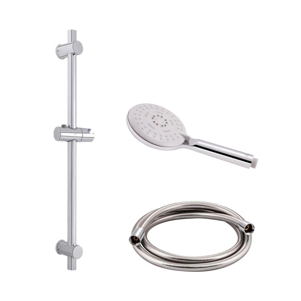 Душевой гарнитур Qtap QT01L/QTLEP82103OC/QTHADPVC160C Хром (23230686)