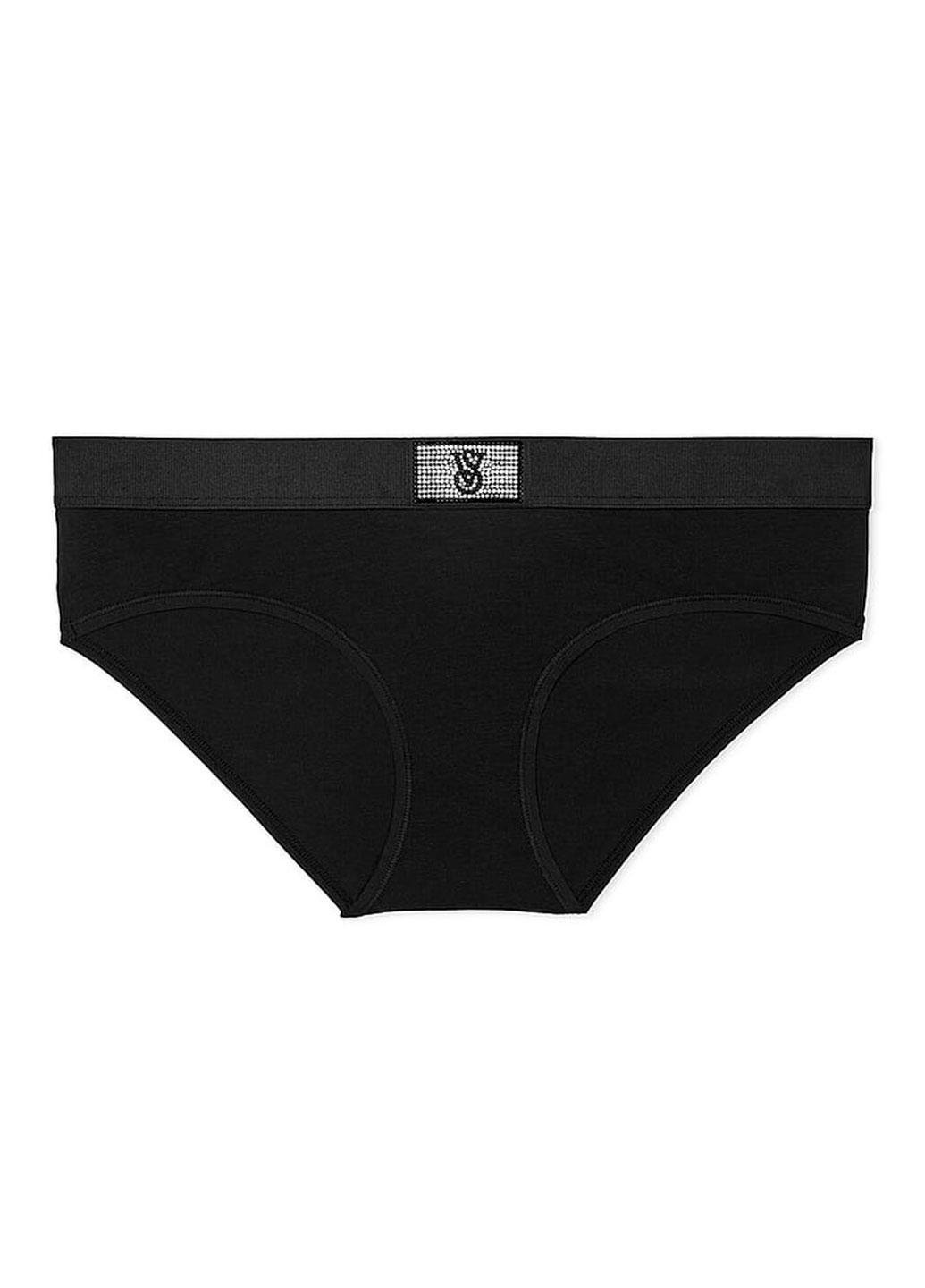 Трусики зі стразами Victoria's Secret L Чорний (1440000431951QB4L) - фото 4 Трусики зі стразами Victoria's Secret L Чорний (1440000431951QB4L) - фото 4