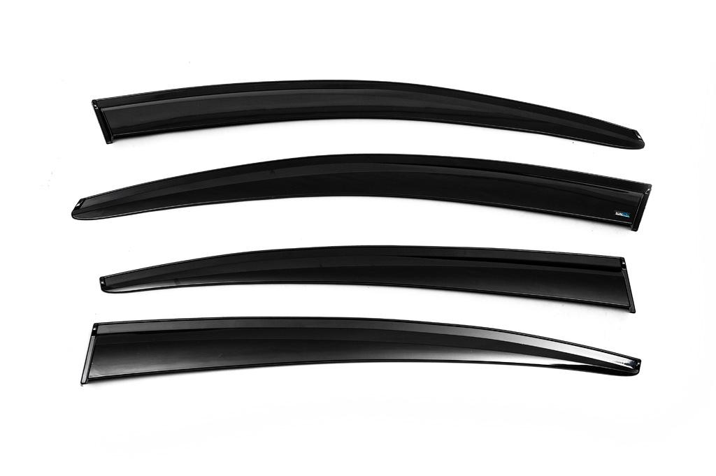 Ветровики SD Sunplex для Volkswagen Passat B7 2012-2015 гг. полистирол Черный