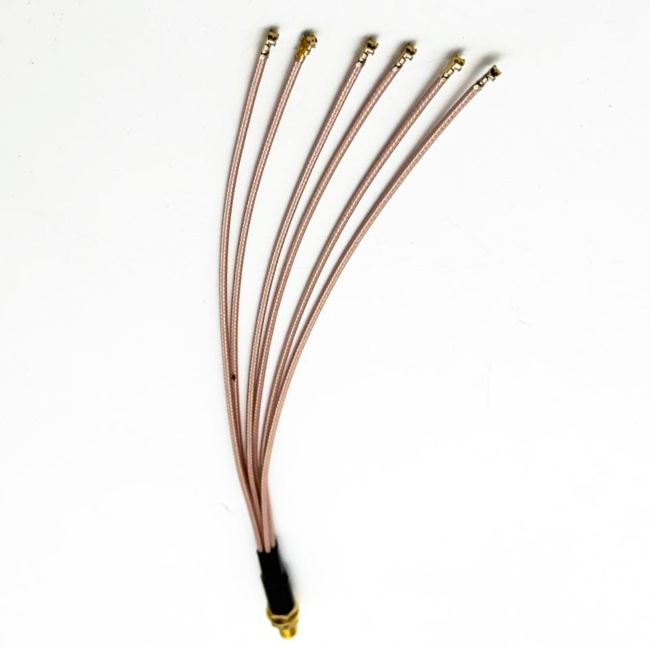 Розгалужувач RF сигналу IPX Cable RG178 6xU.FL-SMA універсальний гніздо для підключення/антен/роутерів/модемів 15 см (000050178)