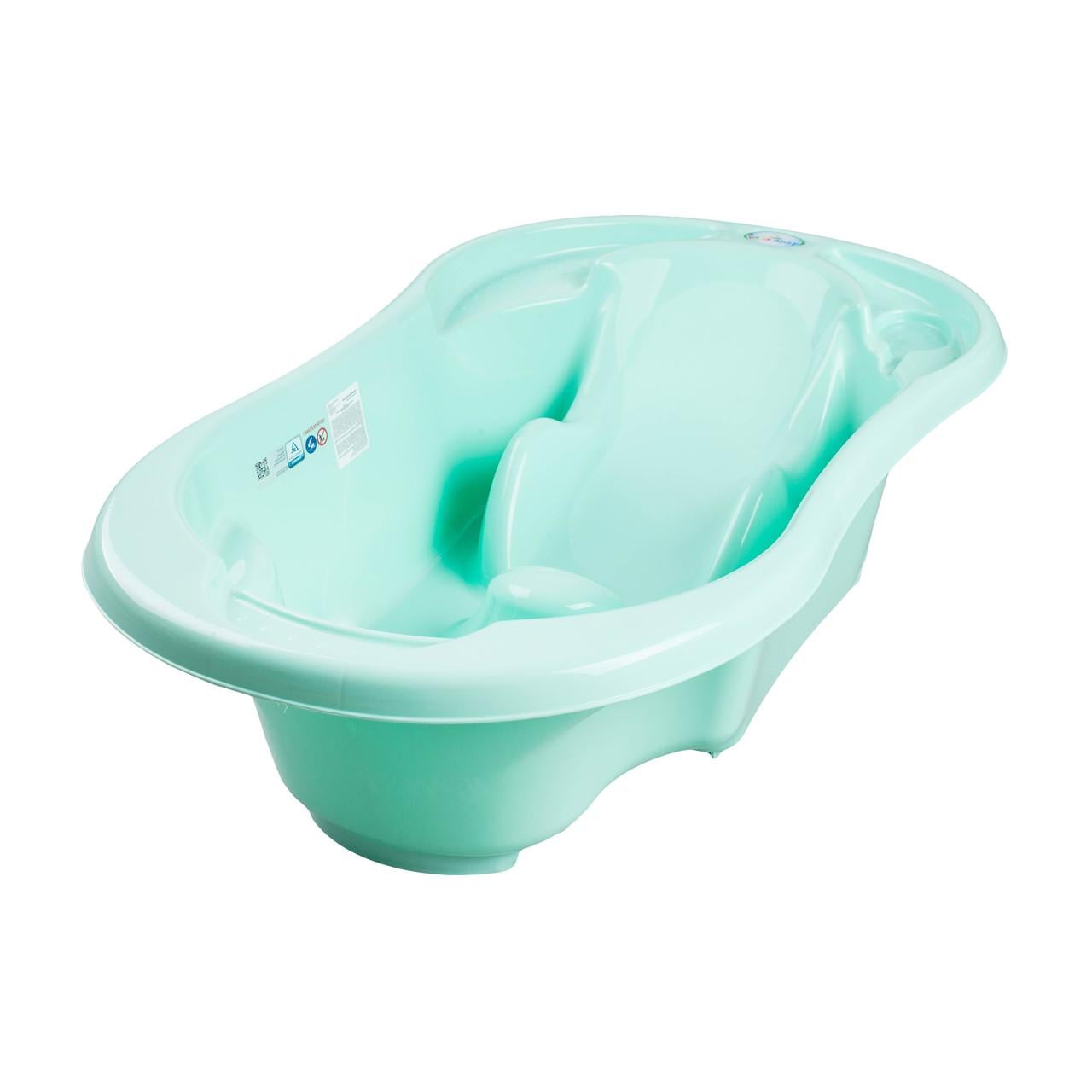 Ванночка Tega Baby Комфорт 2в1 анатомическая Светло-зеленый (5902963011893 TG-011-105)