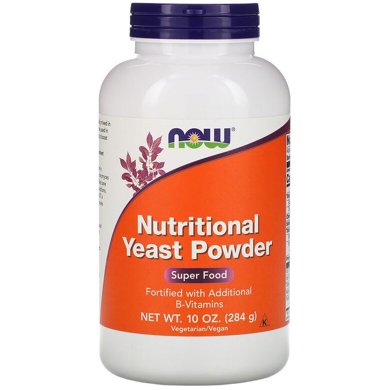 Харчові дріжджі NOW Foods Nutritional Yeast Powder у порошку 284 г (1027842132)