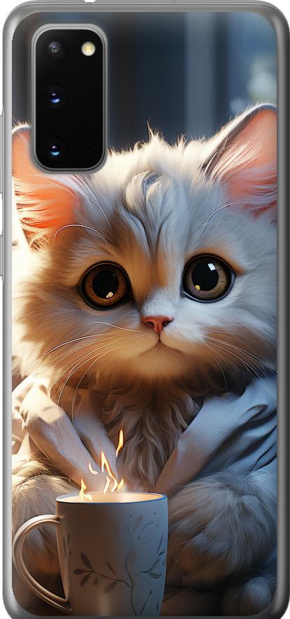 Чехол на Samsung Galaxy S20 White cat (5646t-1824-42517) Чехол на Samsung Galaxy S20 White cat (5646t-1824-42517)
