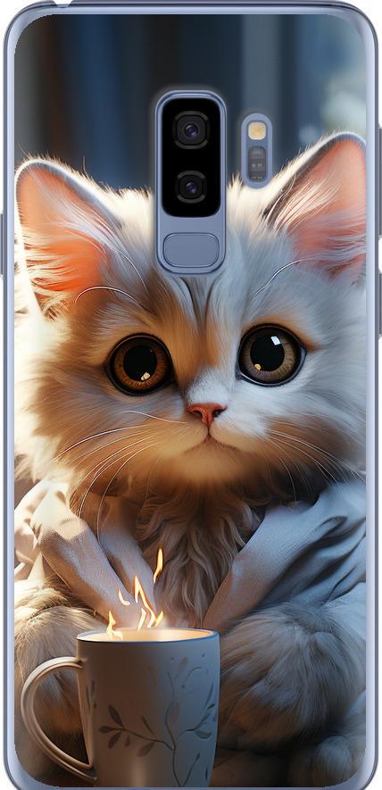 Чехол на Samsung Galaxy S9 Plus White cat (5646t-1365-42517)