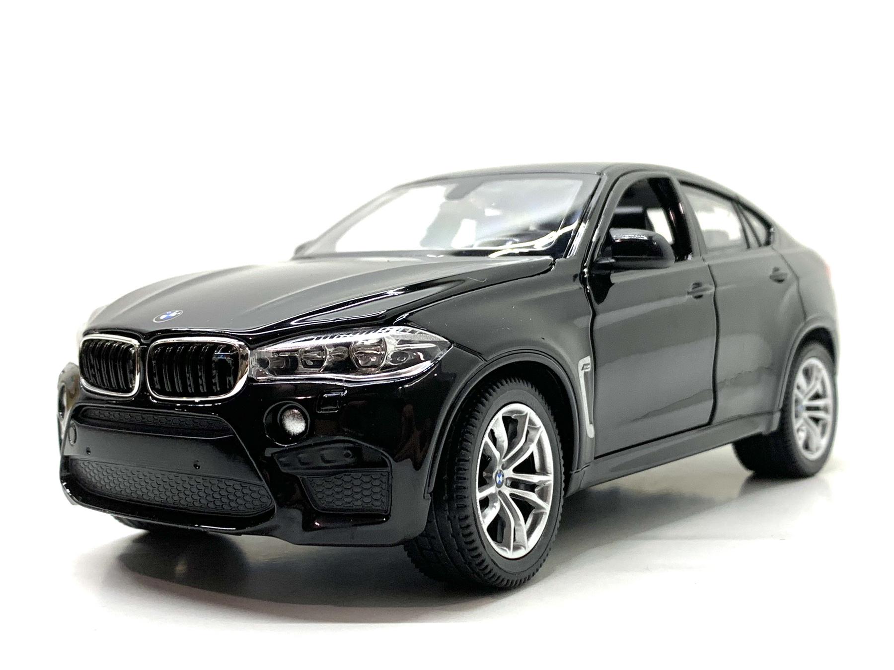 Машина Rastar металлопластик BMW X6M 1:24 Черный (56600)