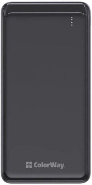 Повербанк ColorWay 10000 mAh Black (CW-PB100LPG3BK-PD)