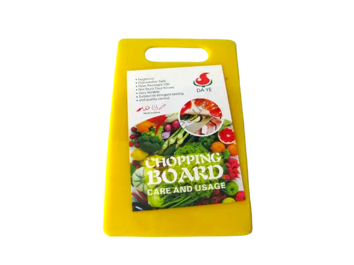 Доска разделочная пластиковая 27x17 см Желтый (18677)