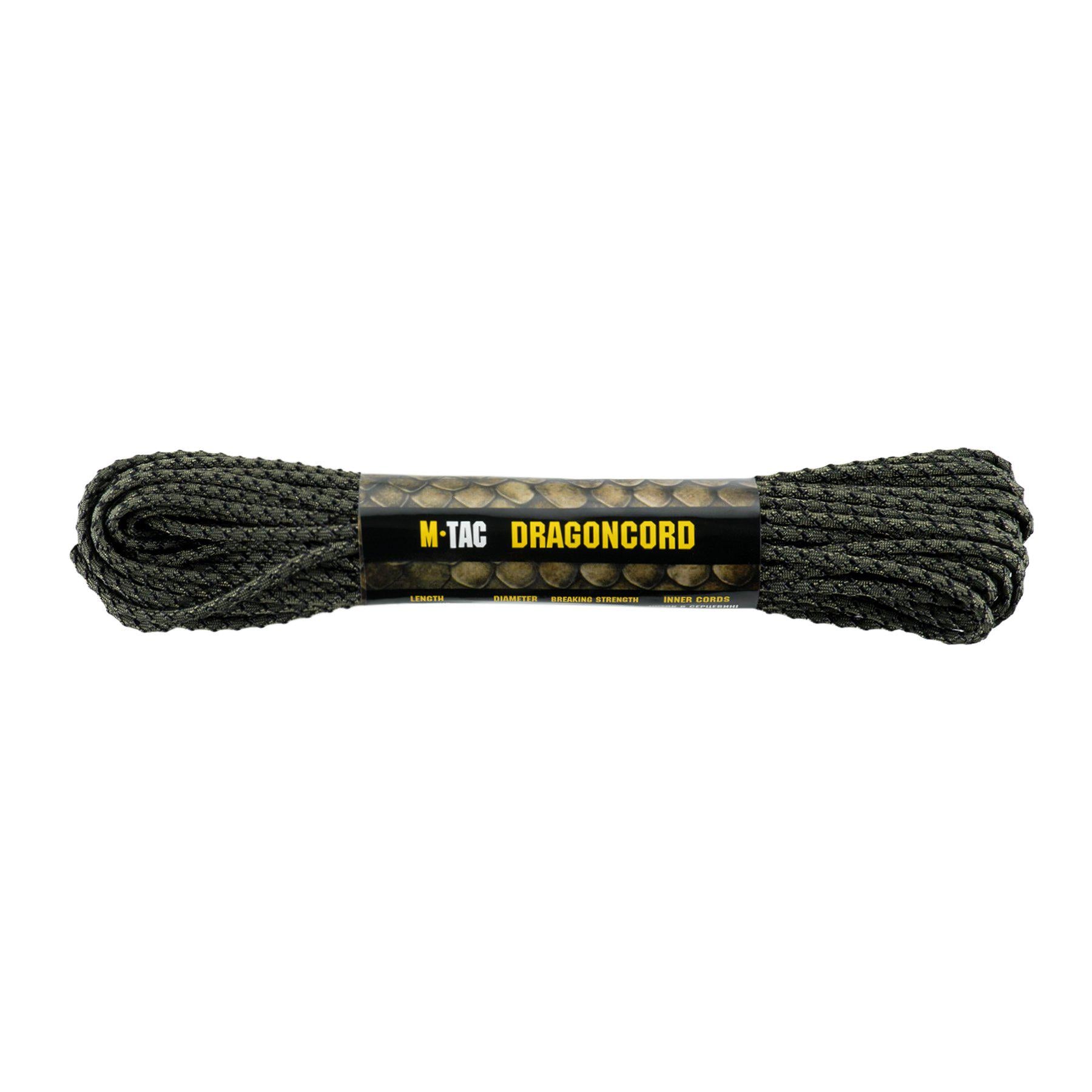 Паракорд M-Tac Dragon Cord 15 м Ranger Green/Black