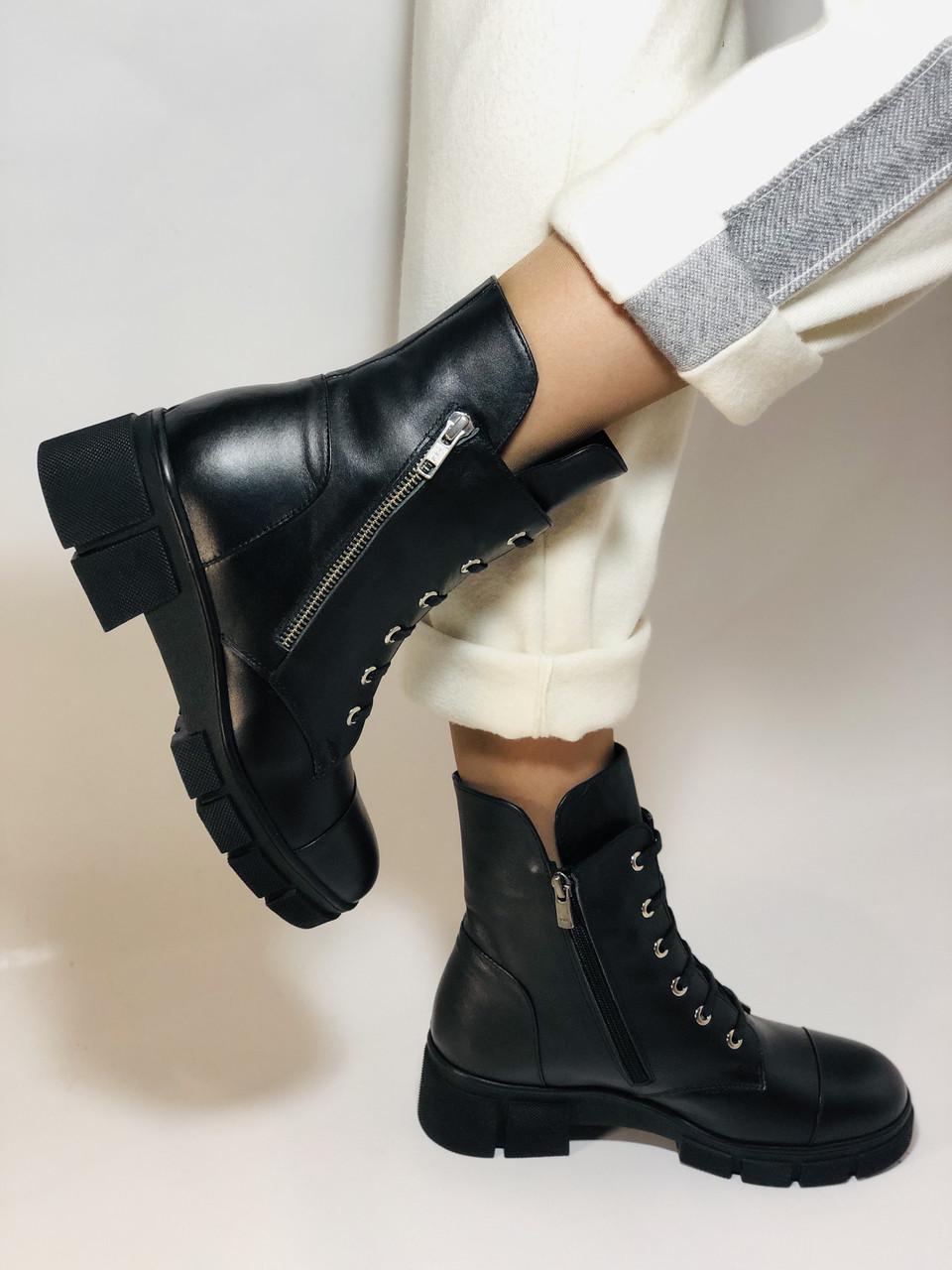 Ботинки женские зимние Mario Muzi р. 40 25,5 см Черный (2402) - фото 5