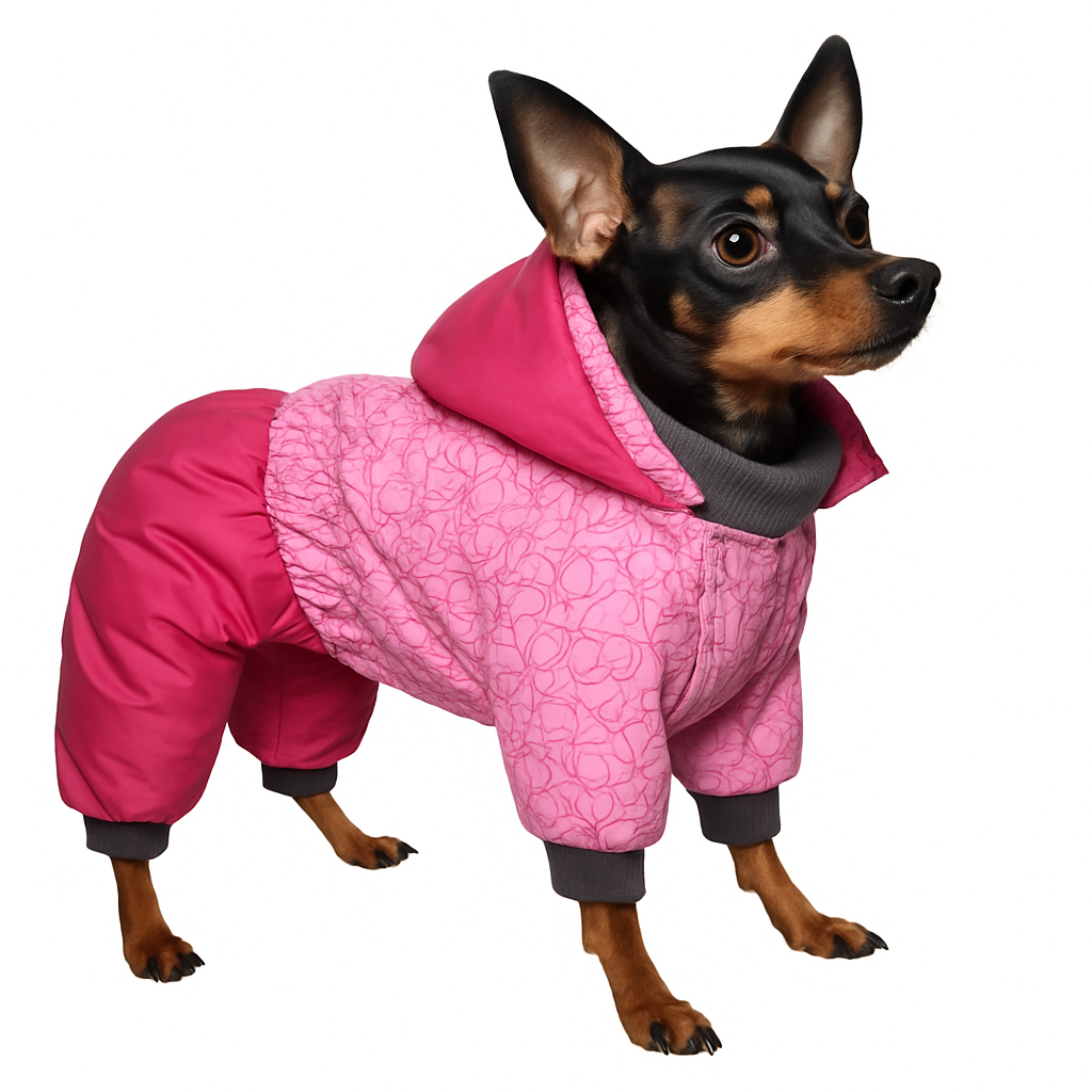 Комбинезон для собак девочек Diego Mini Snow Сердце для мелких пород XХS (124182265)