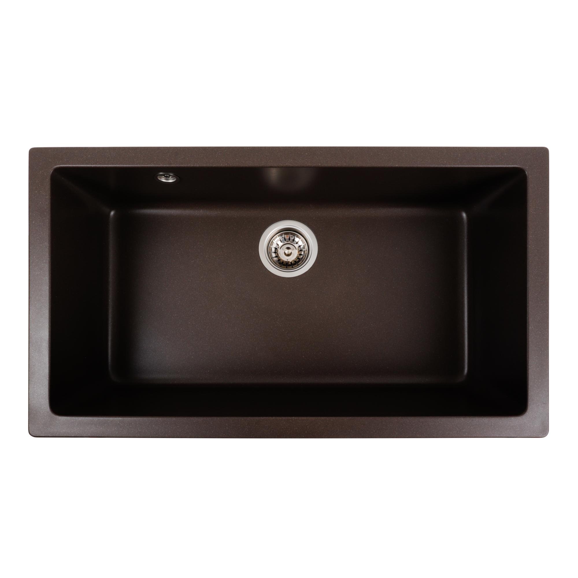 Мойка кухонная Platinum PLS-A39657 гранитная прямоугольная 780x450 мм Коричневый (25961114) Мойка кухонная Platinum PLS-A39657 гранитная прямоугольная 780x450 мм Коричневый (25961114)