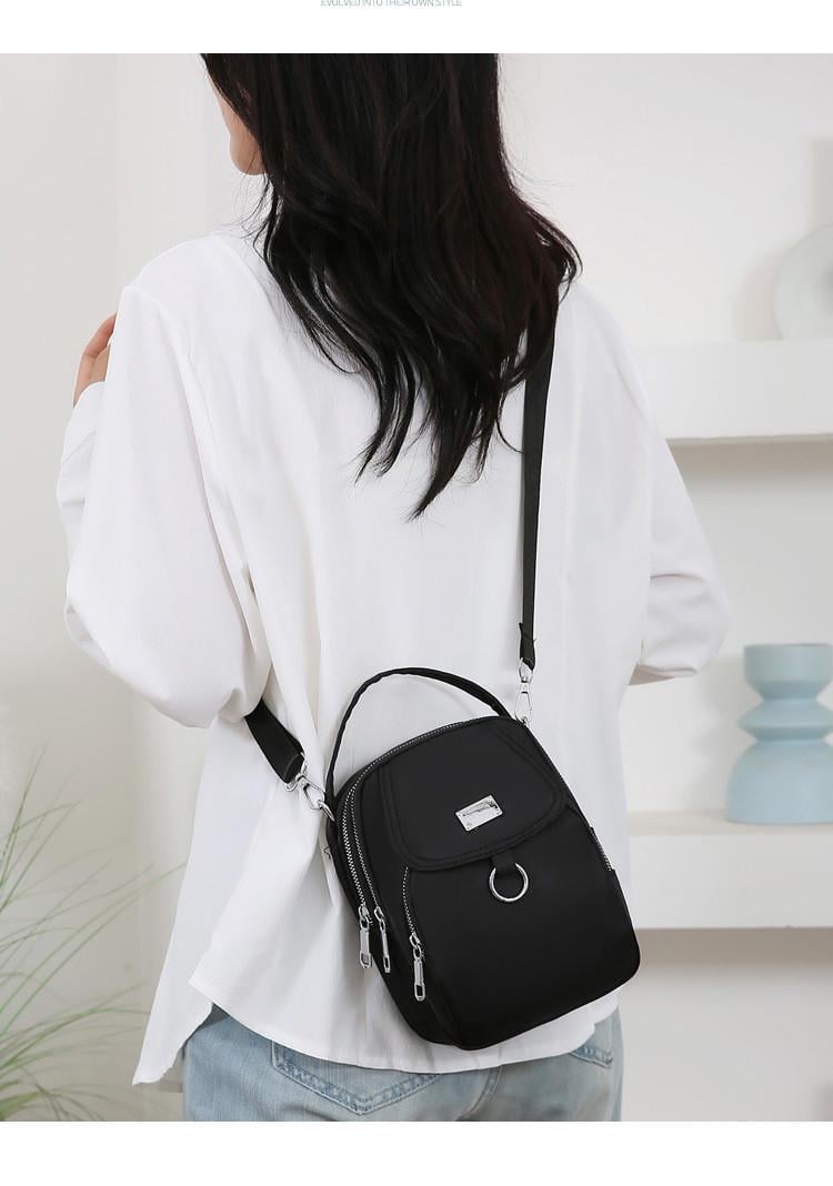 Жіноча сумка класична 10649 крос-боді Чорний (29471858) - фото 5