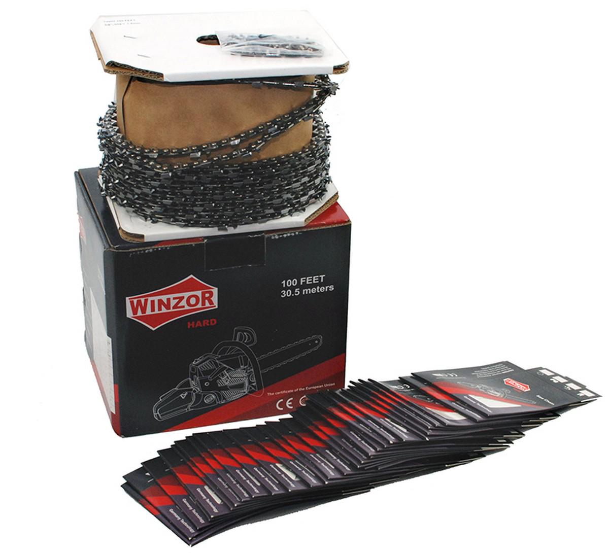 Цепь в бухте WINZOR HARD 73WH суперзуб 1640 звеньев шаг 3/8 паз 1,5 мм