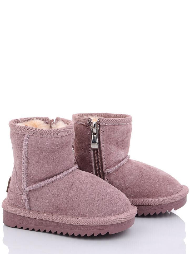 Угги ITTS N7801-14 замшевые р. 25 Розовый - фото 1 Угги ITTS N7801-14 замшевые р. 25 Розовый - фото 1