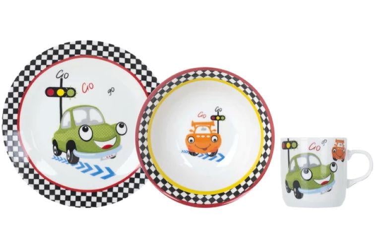 Набір посуду дитячий Funny Car 3 пр. (YF6028)