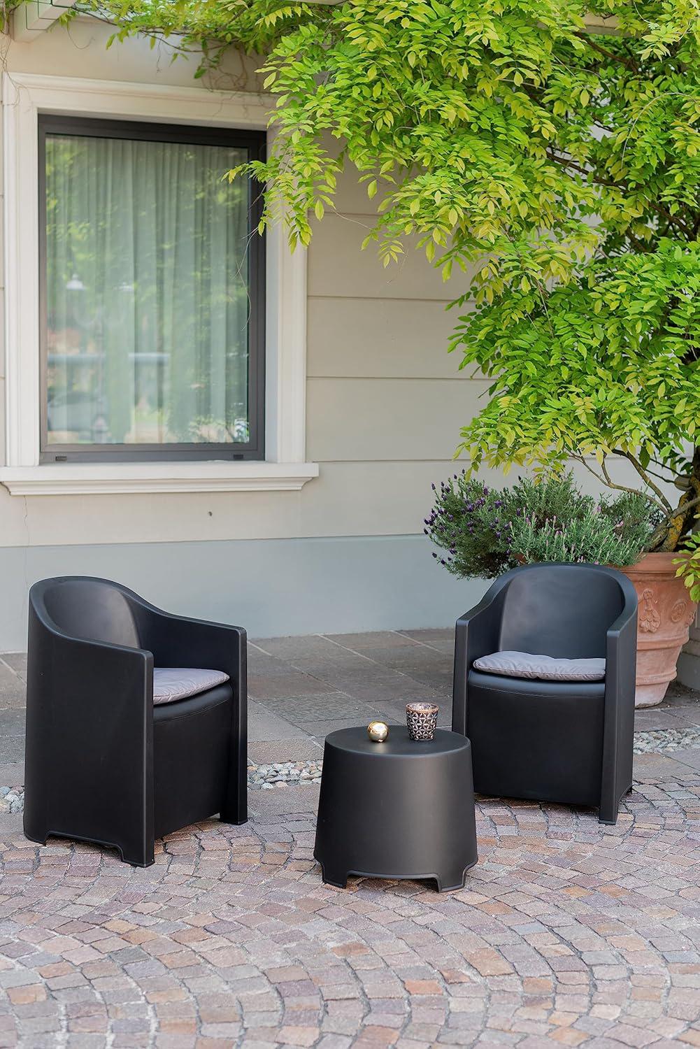 Набор ProGarden LUNA с подушками Антрацит (3690) - фото 2