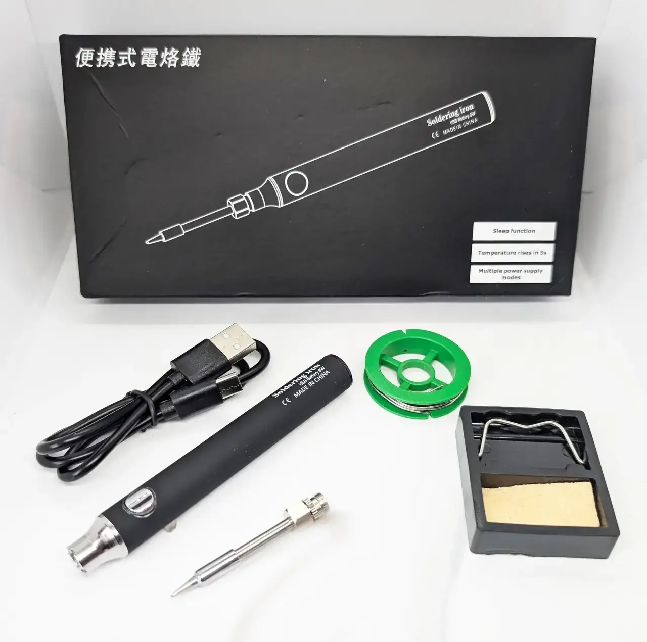 Паяльник на аккумуляторе беспроводной 8W 1 жало (Pa-8W-R) - фото 2