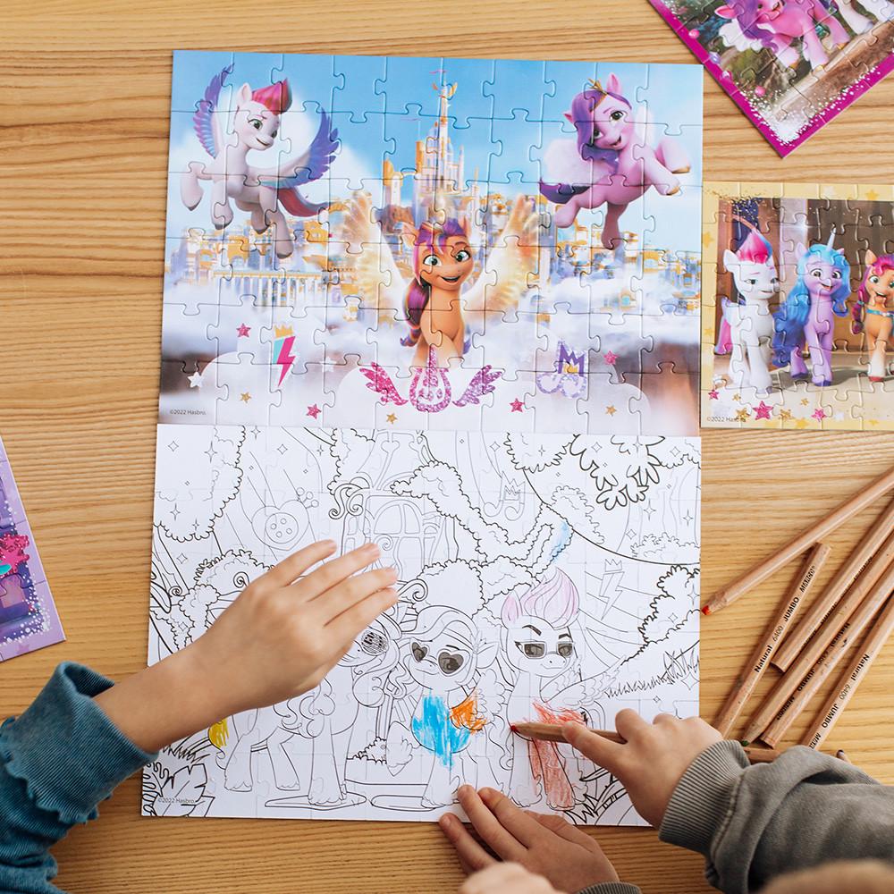 Пазл-раскраска картонный Раскраска Dodo My Little Pony Вечеринка 60 деталей - фото 8