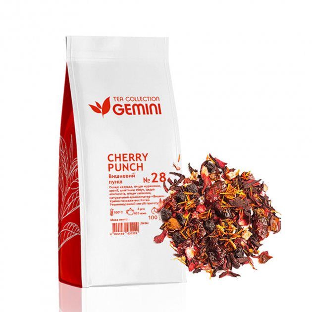 Чай фруктовий Gemini Tea Collection Cherry Punch 100 г (4820156432229)