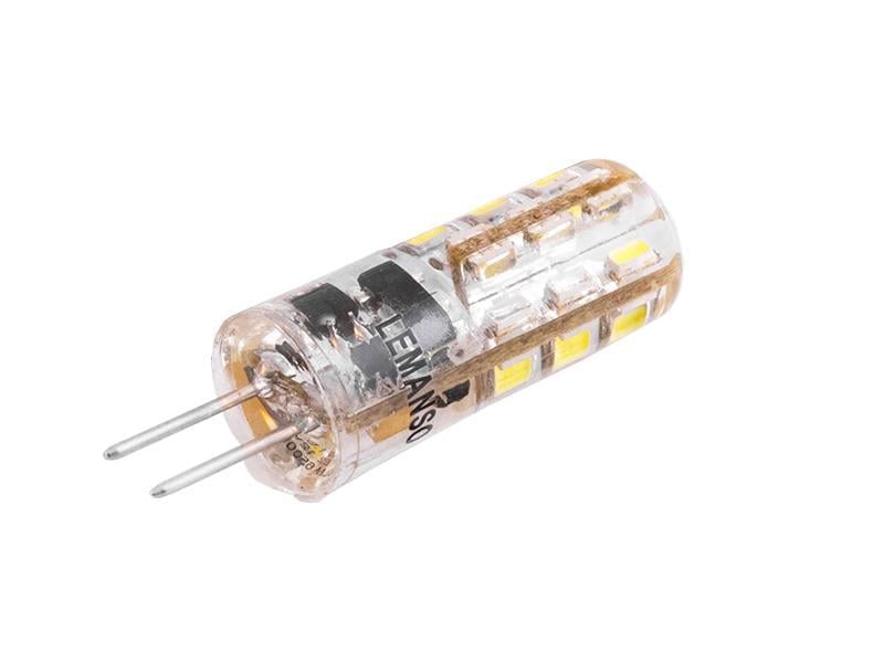 Світлодіодна лампа Lemanso LM3030 силікон G4 24LED 1,5W AC/DC 12V 150 Lm 6500K (22811126) - фото 2 Світлодіодна лампа Lemanso LM3030 силікон G4 24LED 1,5W AC/DC 12V 150 Lm 6500K (22811126) - фото 2