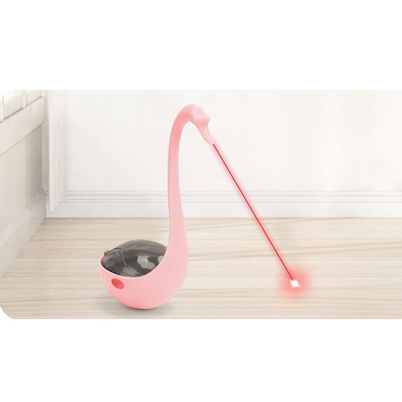 Игрушка кормушка Лебедь с инфракрасным светом 8,5х8х17,5 см Pink - фото 2 Игрушка кормушка Лебедь с инфракрасным светом 8,5х8х17,5 см Pink - фото 2