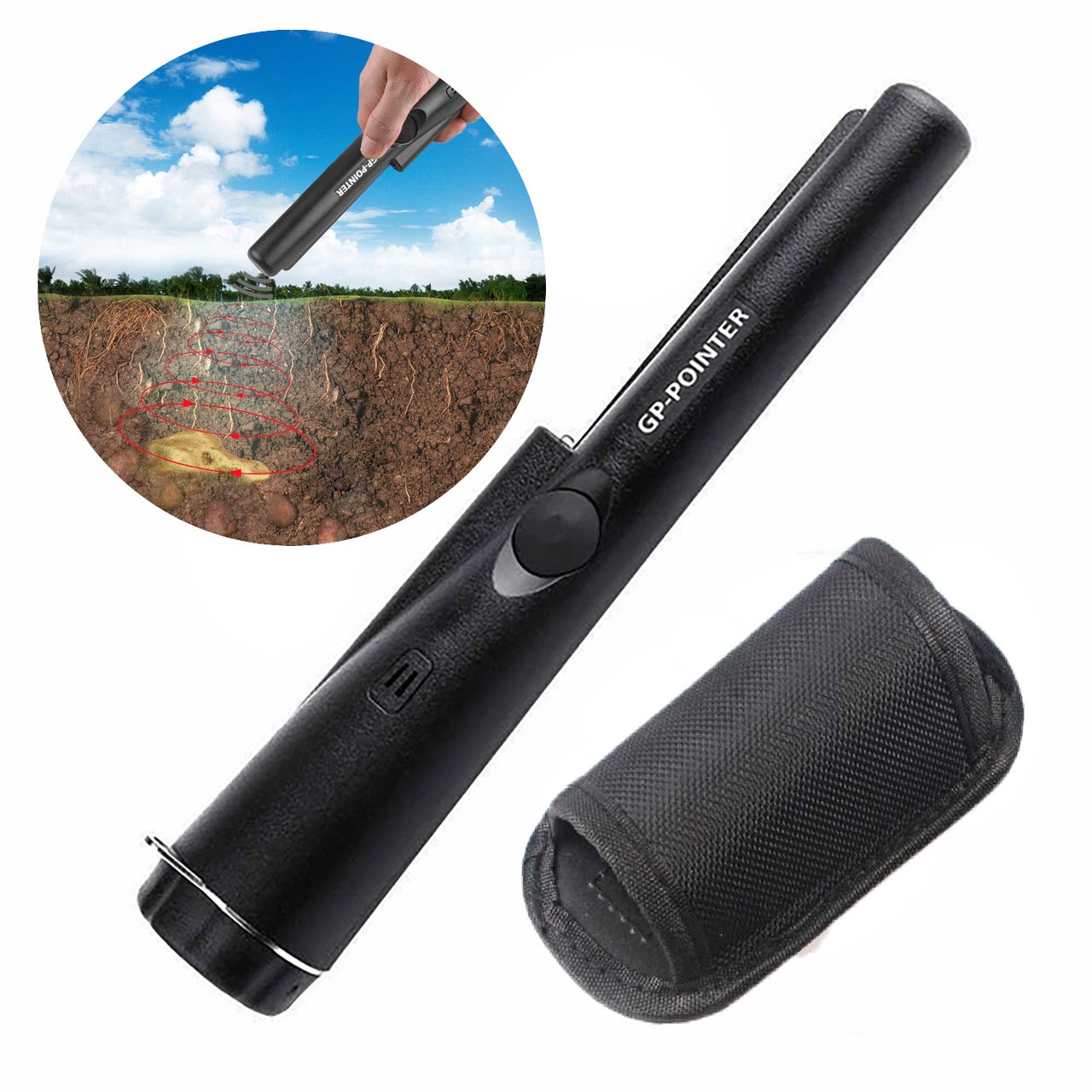 Металлоискатель ручной GP Pointer от батарейки Black (id_96557) - фото 9 Металлоискатель ручной GP Pointer от батарейки Black (id_96557) - фото 9