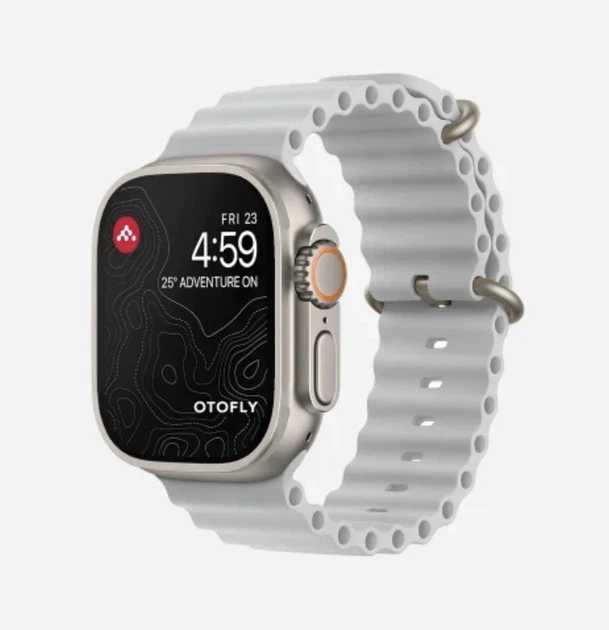 Ремінець CASE LAB Ocean Band for Apple Watch 42/44/45/49 мм Light Gray (м00242) Ремінець CASE LAB Ocean Band for Apple Watch 42/44/45/49 мм Light Gray (м00242)