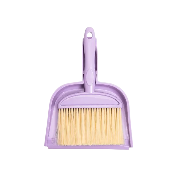 Набор для уборки щетка и совок Сиреневый (HP-35015-34V) - фото 1 Набор для уборки щетка и совок Сиреневый (HP-35015-34V) - фото 1