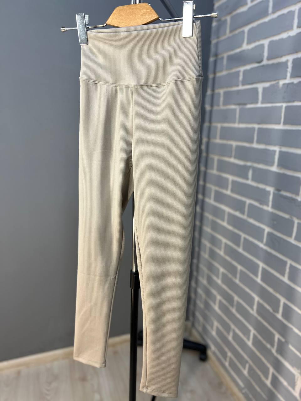 Лосины женские LADY HUREM 2247 рубчик широкий утягивающий пояс S Бежевый (1526) - фото 7 Лосины женские LADY HUREM 2247 рубчик широкий утягивающий пояс S Бежевый (1526) - фото 7