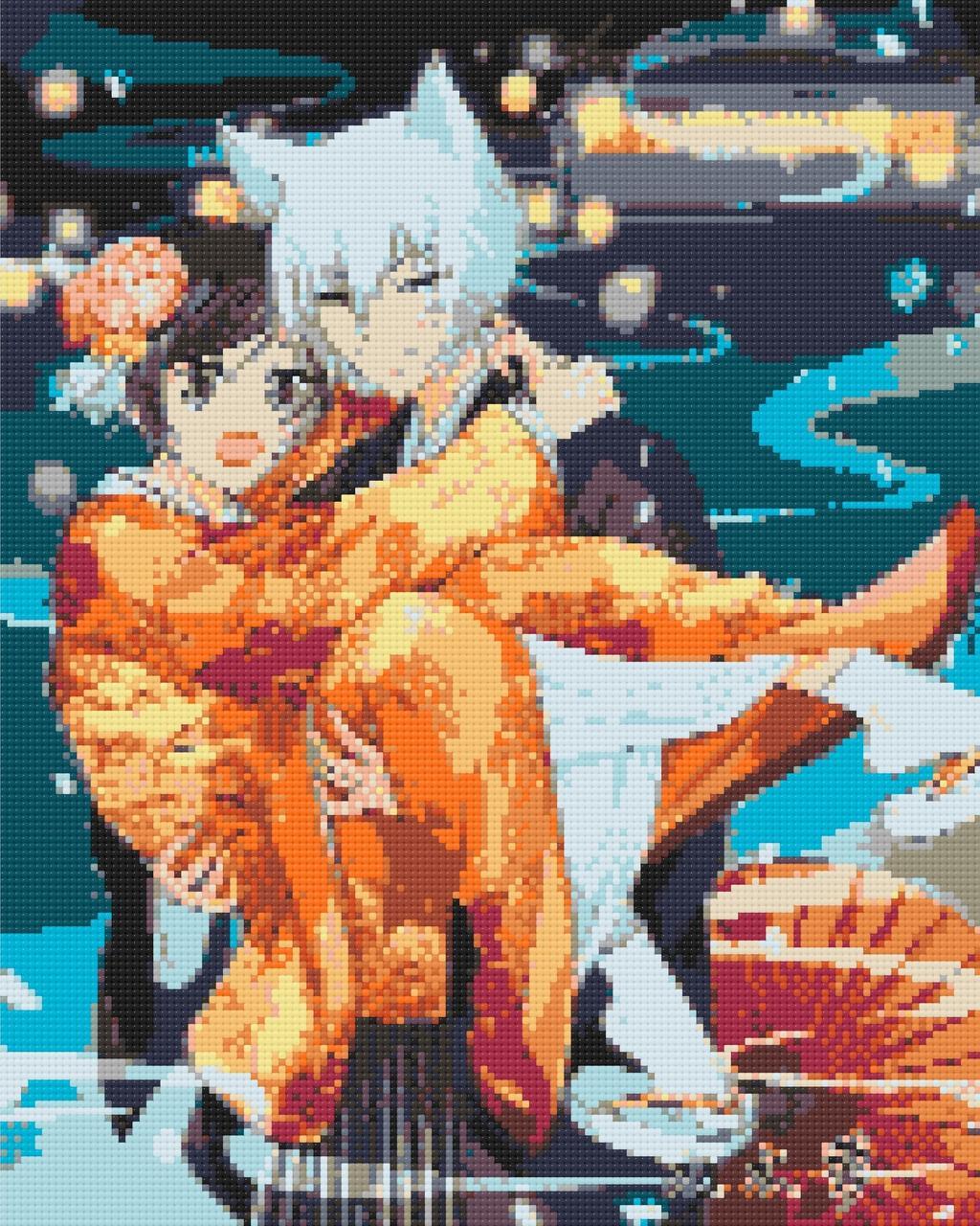 Алмазна мозаїка ORIGAMI аніме Дуже приємно Бог 40х50 см (OD31870)