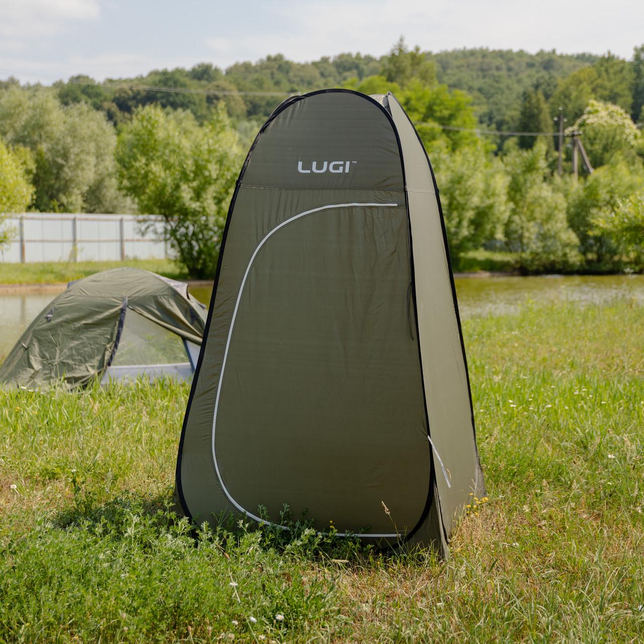 Намет LU-015DGR душ-туалет для кемпінгу автомат 120x120x190 см Хакі (7455) - фото 10 Намет LU-015DGR душ-туалет для кемпінгу автомат 120x120x190 см Хакі (7455) - фото 10