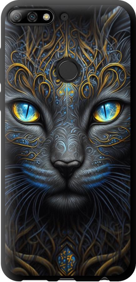 Чехол на Huawei Honor 7C Pro Кошка (5548b-2070-42517) Чехол на Huawei Honor 7C Pro Кошка (5548b-2070-42517)