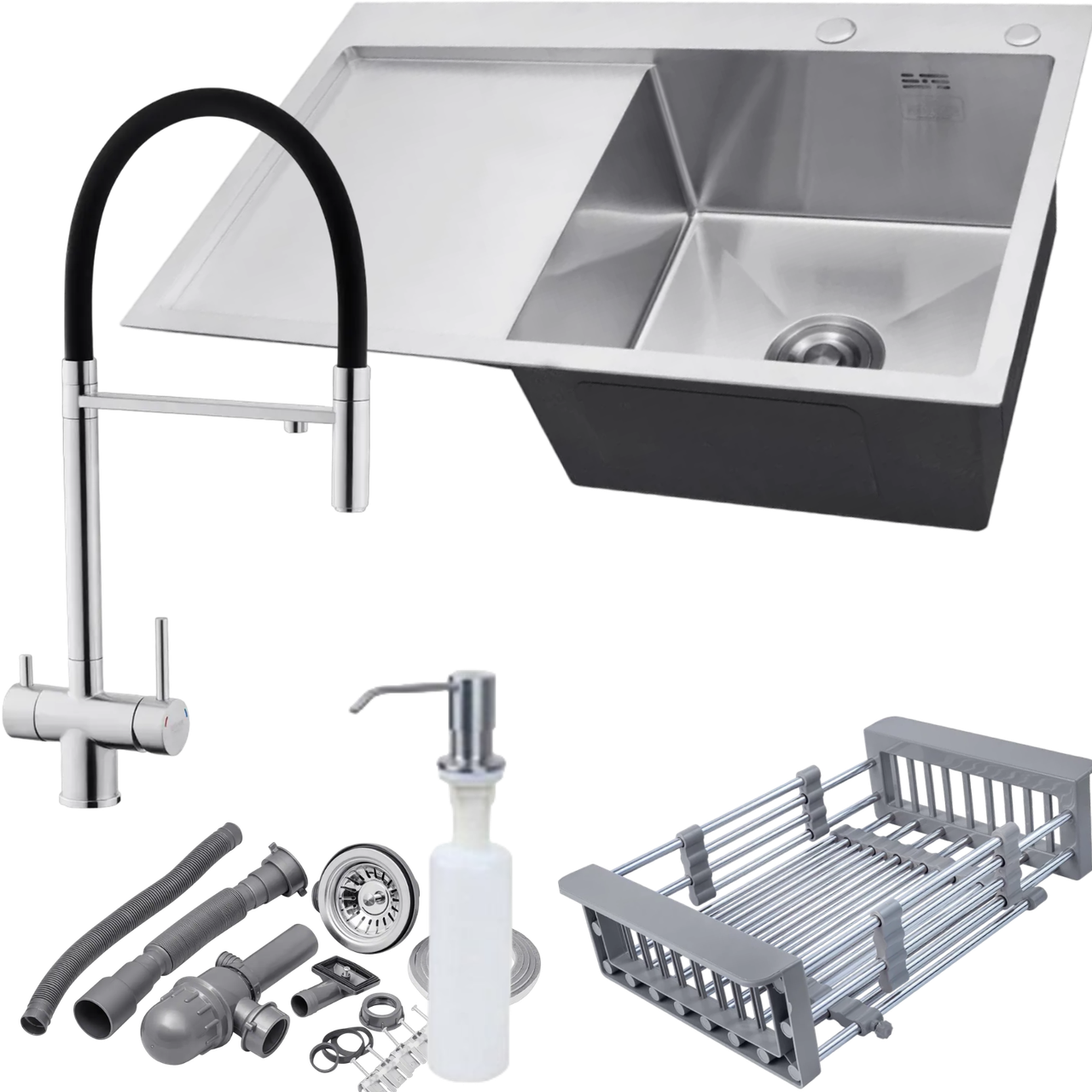 Комплект кухонной мойки Geburstet KRP 7849RH Mrstet 78x49 см (2394141400)