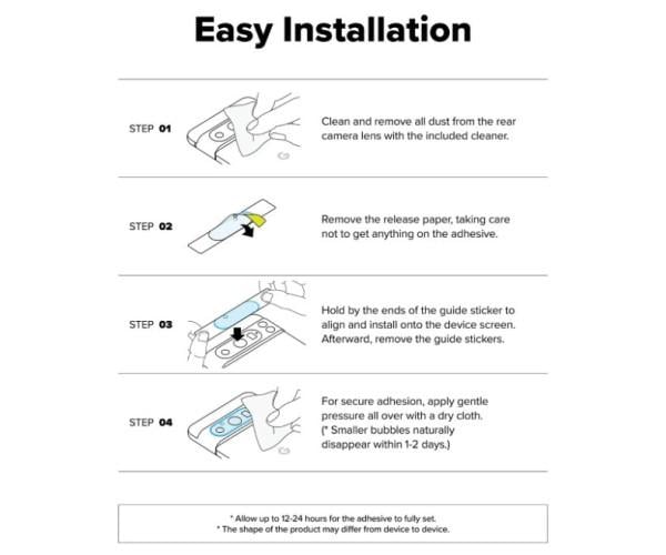 Захисне скло на задню камеру для Google Pixel 9a - фото 3 Захисне скло на задню камеру для Google Pixel 9a - фото 3