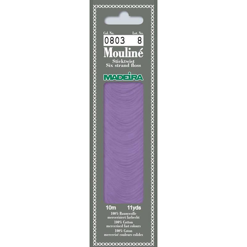 Нитки мулине Madeira 0803 Mouline Лаванда