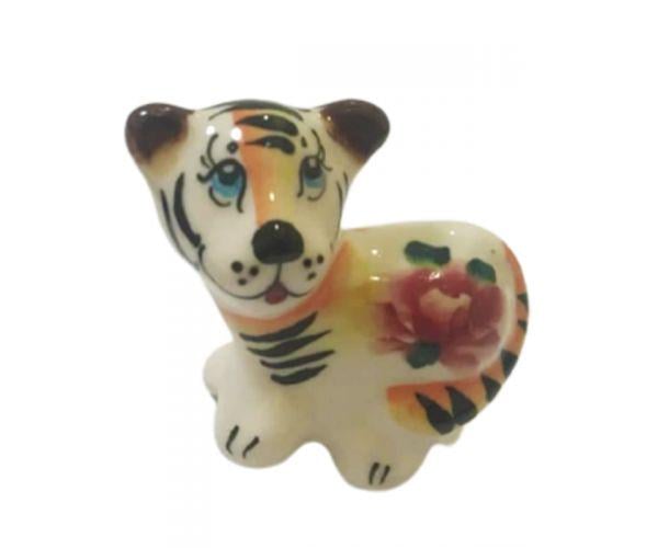 Статуэтка тигренка Ури 119297 Разноцветный