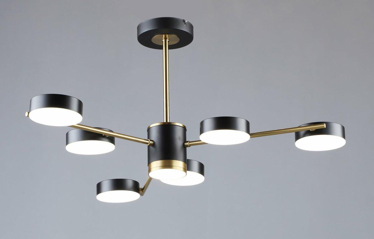 Люстра светодиодная Sirius B N6369/6 COP/BK (43629) Люстра светодиодная Sirius B N6369/6 COP/BK (43629)