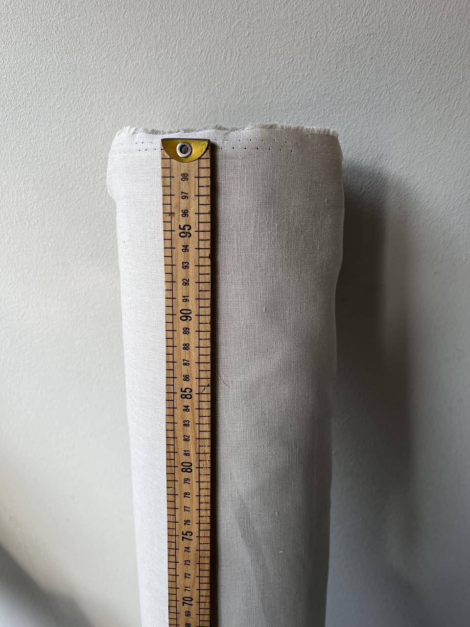 Тканина LINEN PLUS 52% льону та 48% бавовни 143 см 394 Світло-сірий - фото 3