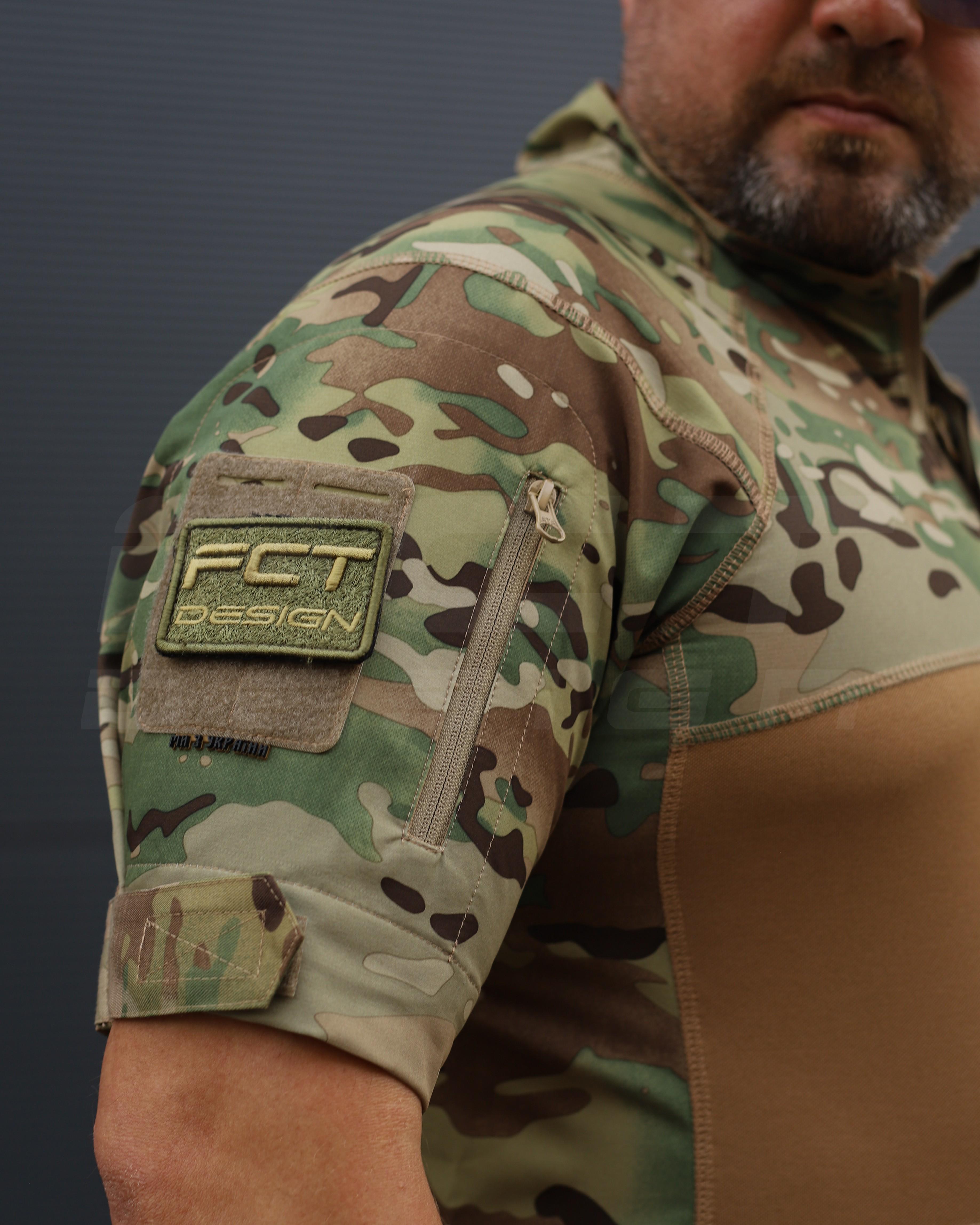 Сорочка убакс бойова FCT Design Страйкер з коротким рукавом р. 54 Мультикам - фото 8 Сорочка убакс бойова FCT Design Страйкер з коротким рукавом р. 54 Мультикам - фото 8