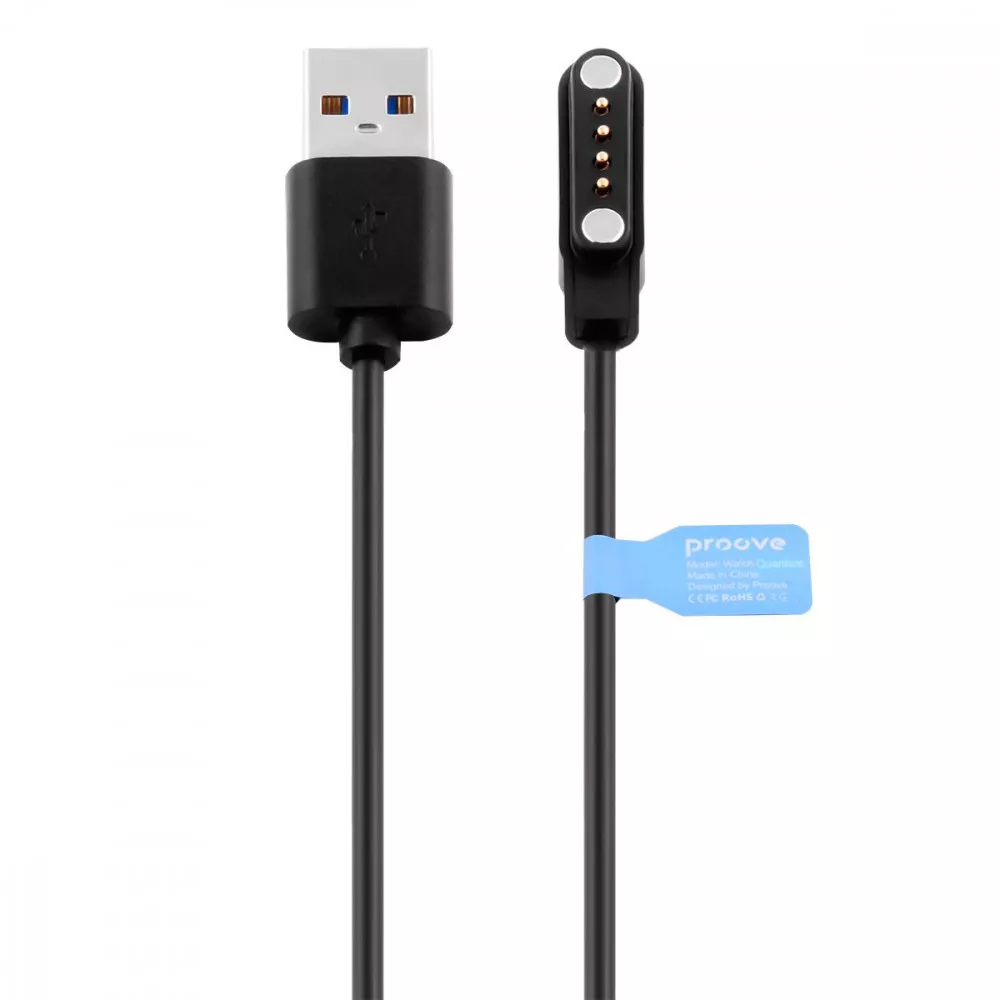 Кабель для смарт-часов Proove Quantum 50 см Black (25307838)