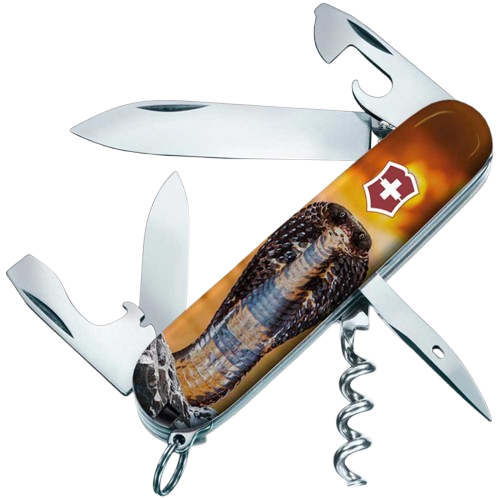 Нож складной многофункциональный Victorinox SPARTAN ZODIAC Королевская кобра 14 функций 91x27x15 мм (Vx13603_Z4230pk) Нож складной многофункциональный Victorinox SPARTAN ZODIAC Королевская кобра 14 функций 91x27x15 мм (Vx13603_Z4230pk)