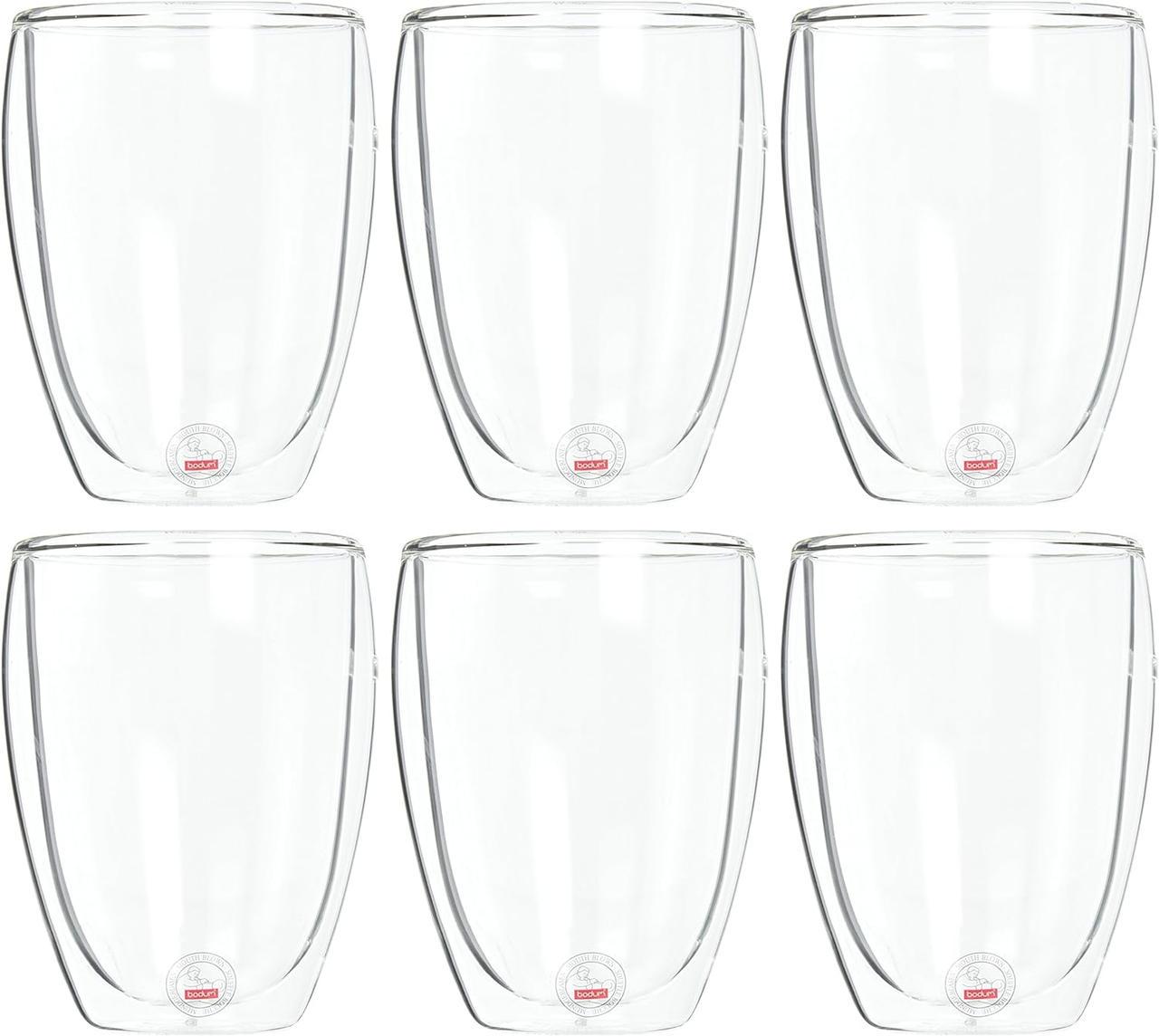 Набор бокалов с двойными стенками Bodum Pavina 6 шт. 350 мл (4559-10-12) - фото 3